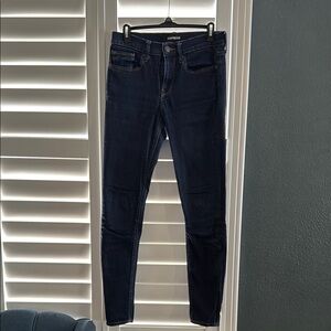 Express Women's Dark Blue Jeans